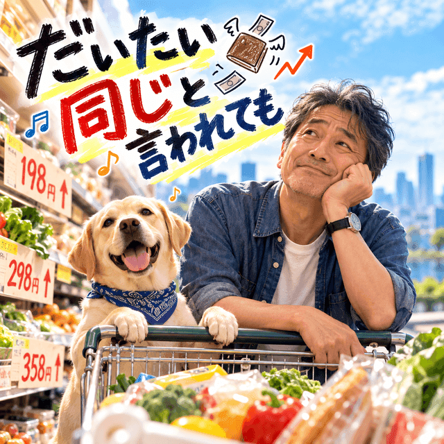 だいたい同じと言われても